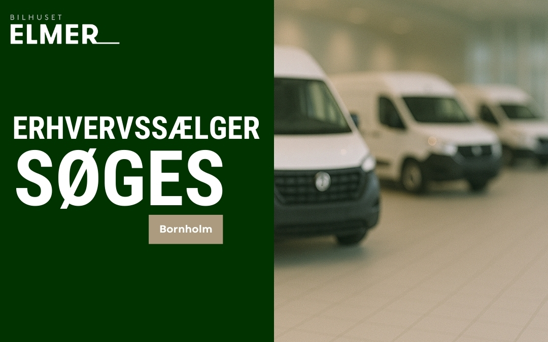 Erhvervssælger søges til vores bilhus på Bornholm